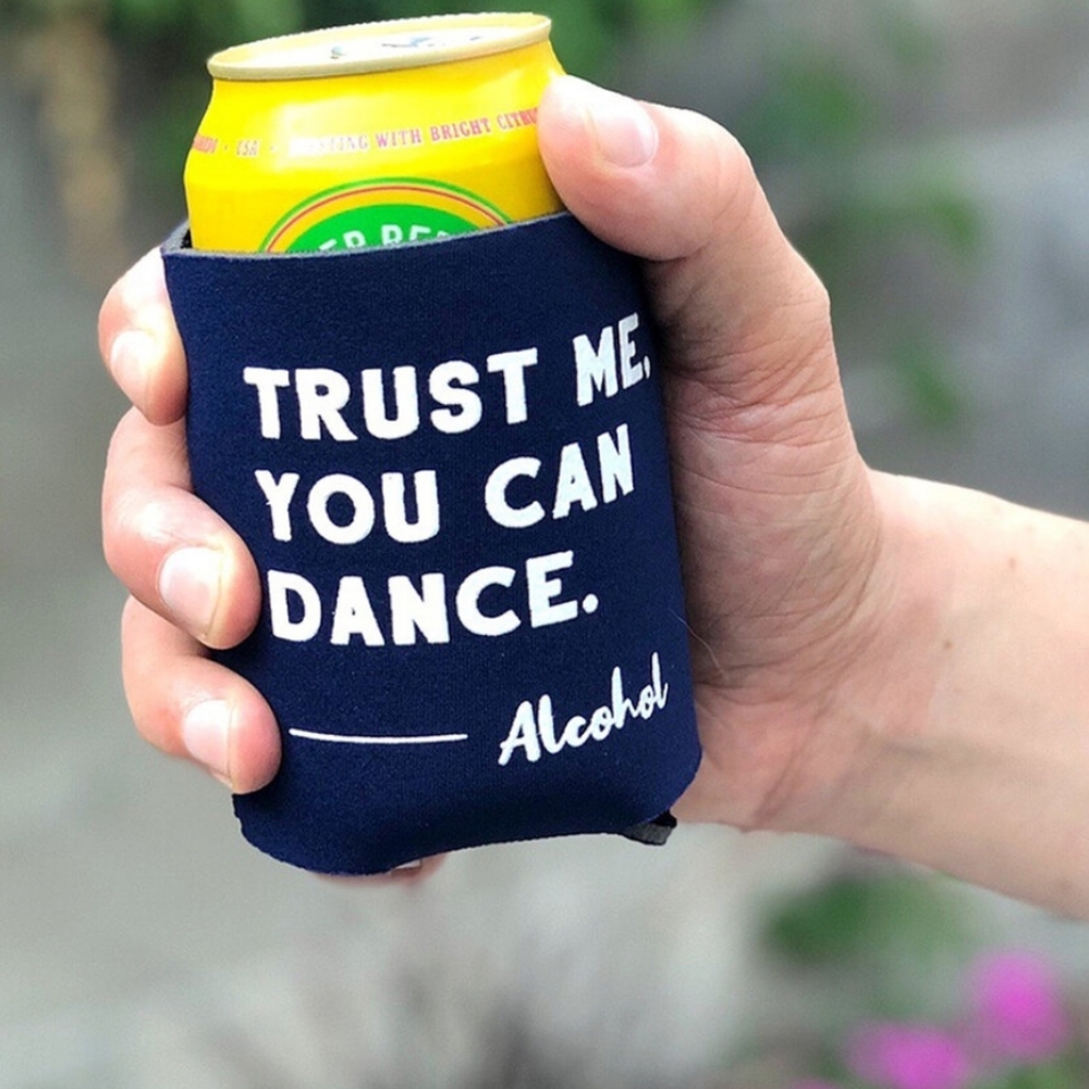 5 Can Coolers with Dance Quotes